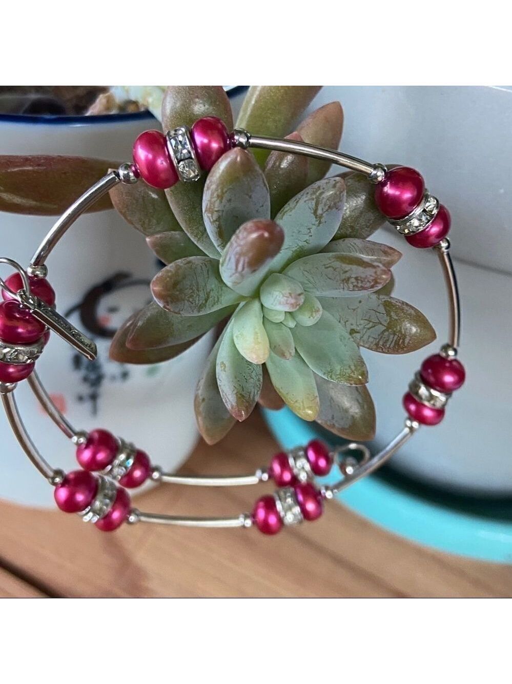 Vantel Pearl Co.  Ruby Bracelet
